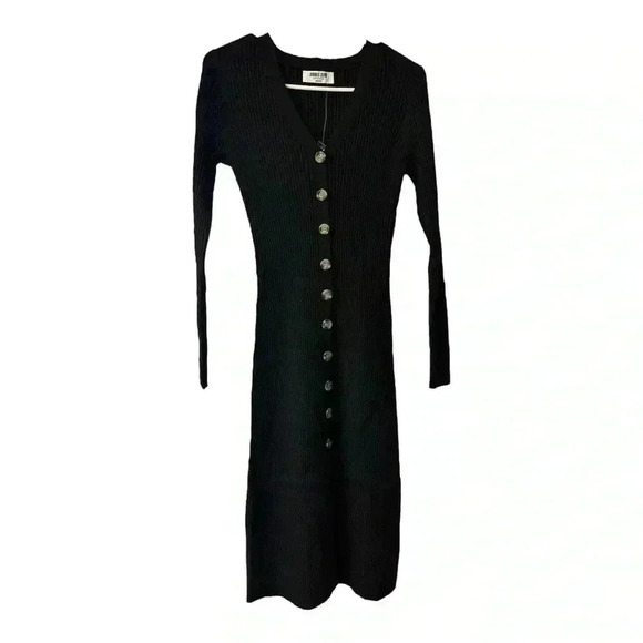 Double Zero Dresses & Skirts - Double Zero Black Button Down Sweater Dress  Trendy Small
Cozycore, cabincore